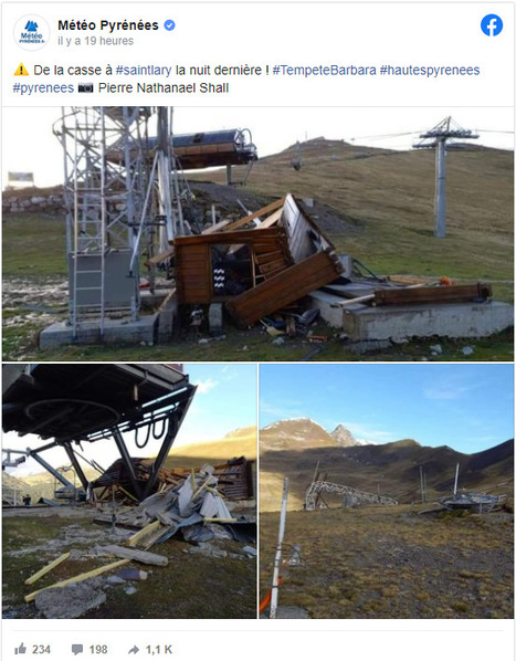 Saint-Lary Soulan : &agrave; la station, Barbara cause des d&eacute;g&acirc;ts | Vall&eacute;es d'Aure & Louron - Pyr&eacute;n&eacute;es | Scoop.it
