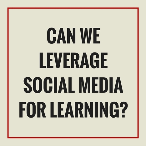 The Psychology of Social Media: Can We Leverage It For Learning? - InformED | Information and digital literacy in education via the digital path | Scoop.it