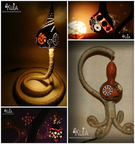 Design Ecological Lamps With Gourds | 1001 Recycling Ideas ! | Scoop.it
