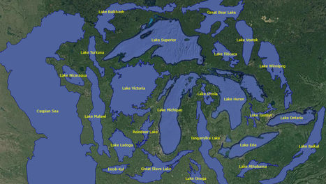 Infographic: The World's 25 Largest Lakes, Side by Side | IELTS, ESP, EAP and CALL | Scoop.it