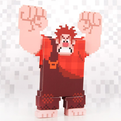 Papercraft Ralph 8 Bit | Paper is beautiful | Scoop.it