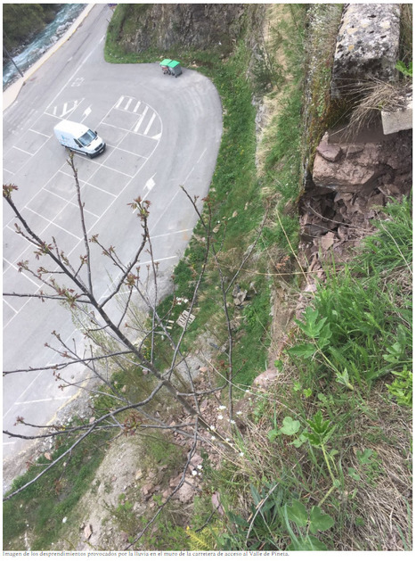 La pluie provoque des glissements de terrain sur la route d'accès à la vallée de Pineta | Vallées d'Aure & Louron - Pyrénées | Scoop.it