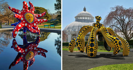 Cosmic Nature: A Spectacular Polka Dot-Filled Exhibition by Yayoi Kusama Sprawls Across New York Botanical Garden | Landart, art environnemental | Scoop.it