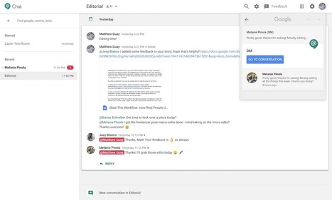 Everything You Need to Know About the New Google Hangouts Chat by Matthew Guay | Education 2.0 & 3.0 | Scoop.it