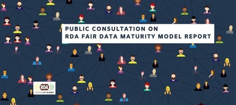 RDA FAIR data WG launches public consultation on maturity model report | EOSCSecretariat | Onderzoek en informatievaardigheid | Scoop.it