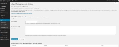 WordPress Nutzer mit gleicher E-Mail-Adresse - Pressengers | Wordpress-Webdesign | Scoop.it