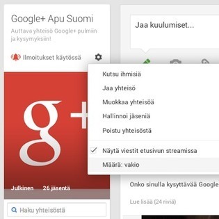 Google+ yhteisön etsiminen ja siihen liittyminen | Sosiaalinen Media | Scoop.it