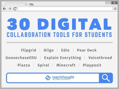 30 Of The Best Digital Collaboration Tools For Students - TeachThought | iPads, MakerEd and More  in Education | Scoop.it