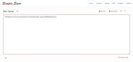 Simple.Savr, para compartir texto y archivos bajo la misma red WiFi sin instalar nada | TIC & Educación | Scoop.it