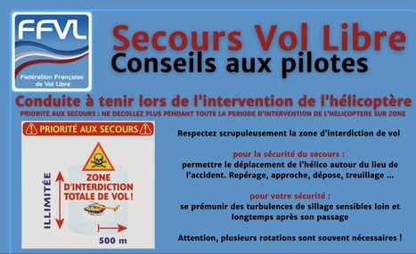 Conseils en cas d'accident et de secours | Veille sécu en vol libre | Scoop.it