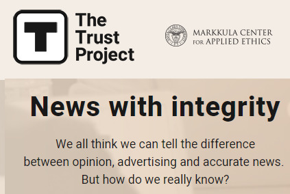 Google et Facebook aux côtés des médias dans le Trust Project | DocPresseESJ | Scoop.it
