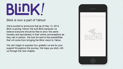 Avec Blink, Yahoo a son Snapchat | Libertés Numériques | Scoop.it