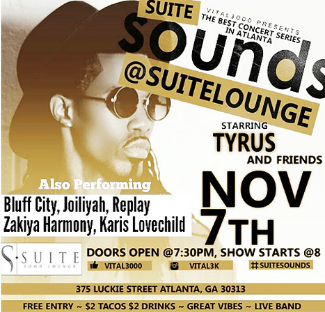 Tonight #SuiteLounge #MantelSoul with $2.00 Tuesdays ($2.00 tacos and Drinks... #CUThere #AtlEvents ) | GetAtMe | Scoop.it