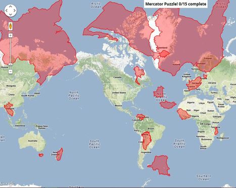 Mercator Puzzle | Mr Tony's Geography Stuff | Scoop.it