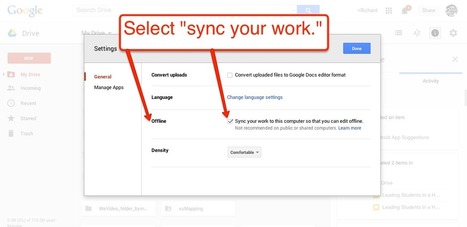 How to Enable Offline Use of the Latest Version of Google Drive | iGeneration - 21st Century Education (Pedagogy & Digital Innovation) | Scoop.it