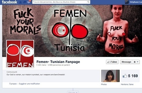 La page Facebook des Femen-Tunisie piratée et defacée | Libertés Numériques | Scoop.it