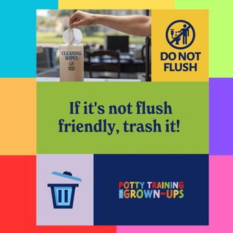 For July's Flush Smart Month, It's Back to the Basics With Potty Training for Grown-Ups | exTRA by the Trinity River Authority of Texas | Scoop.it