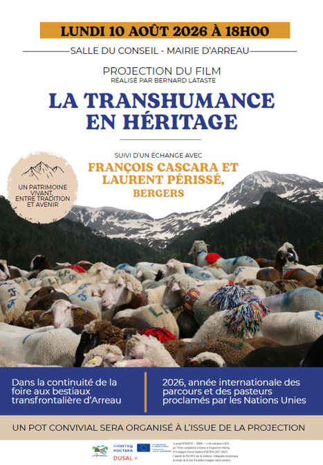 &laquo; La Transhumance en h&eacute;ritage &raquo; : une projection-d&eacute;bat autour du pastoralisme &agrave; Arreau&nbsp;le 10 ao&ucirc;t | Vall&eacute;es d'Aure & Louron - Pyr&eacute;n&eacute;es | Scoop.it