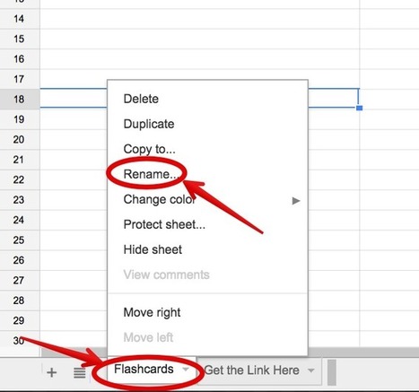 A Step By Step Guide On How to Create Flashcards Using Google Spreadsheets | iGeneration - 21st Century Education (Pedagogy & Digital Innovation) | Scoop.it