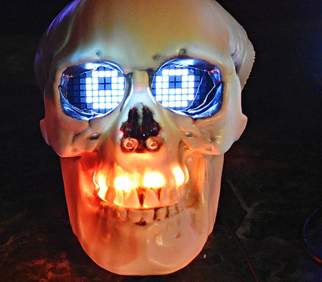 Halloween Project with Skull, Arduino, Blinking LEDs and Scrolling Eyes | Maker, MakerED, MakerSpaces, Coding | 21st Century Learning and Teaching | Scoop.it