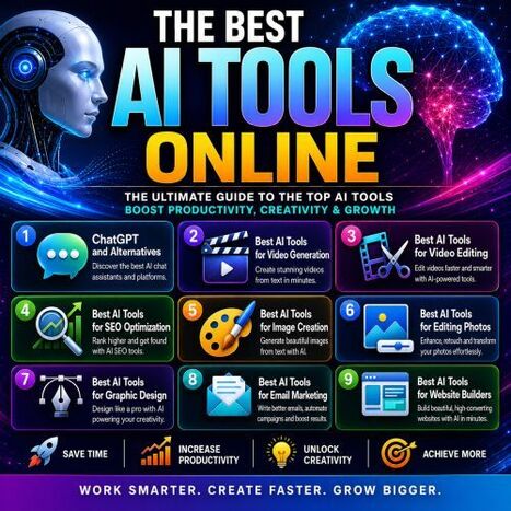 The Best AI Tools Online: 500+ AI Tools for Business, Marketing, Content & Productivity | Digital Download Discounts | Scoop.it