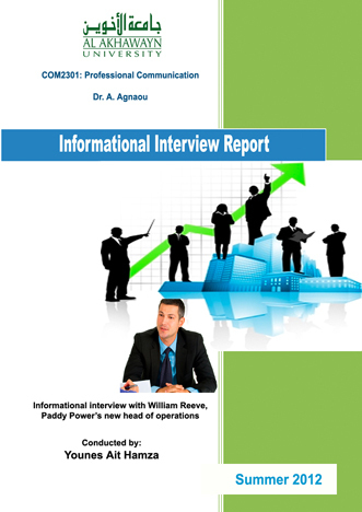 Informational Interview Report Guide | Business and Professional Communication | Scoop.it