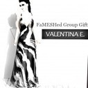 Long Zebra Print Mesh Dress Group Gift by FaMESHED | Teleport Hub | Teleport Hub | Scoop.it