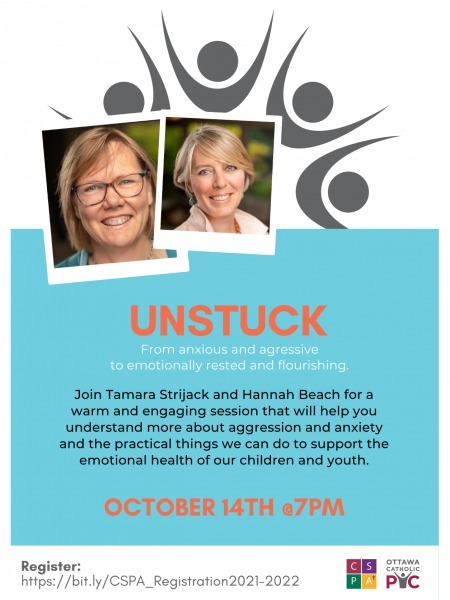 Unstuck - From anxious and aggressive to emotionally rested and flourishing! Tamara Strijack and Hannah Beach Oct. 14 - 7pm - thanks to @OttawaCSPA - free parent event | Education 2.0 & 3.0 | Scoop.it