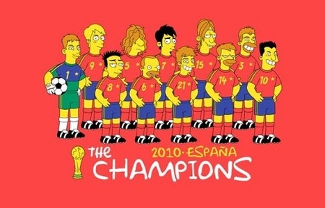 L’image du jour : La Roja dans les Simpsons ? | The simpsons | Scoop.it