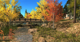 The Pines at Jacob's Pond Breaks Out in Glorious Autumn Foliage - Great Second Life Destinations | Second Life Destinations | Scoop.it