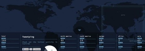 TweetPing, mapeando e iluminando tweets en tiempo real | Utilización de Twitter la Educación | Scoop.it