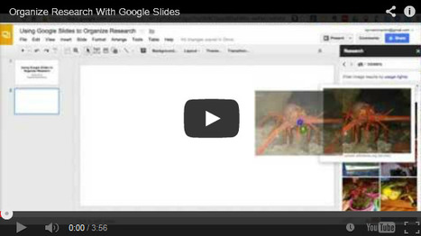 How to Use Google Slides to Organize Research | Eclectic Technology | Scoop.it