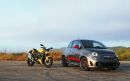 Ducati Streetfighter 848 vs. Fiat 500 Abarth | Automobile Magazine | Ductalk: What's Up In The World Of Ducati | Scoop.it