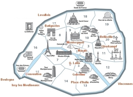 Les meilleurs arrondissements de Paris pour une colocation | Blog Paris Insolite | Ressources FLE | Scoop.it