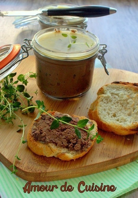 terrine de foie de volailles | Plats et recettes rapides, idées de menu de semaine sain et facile | Scoop.it