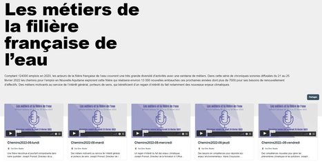 Les métiers de la filière française de l’eau | Biodiversité | Scoop.it