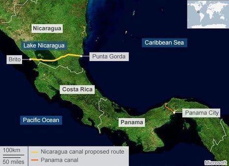 Nicaragua canal protest: Thousands oppose Atlantic-Pacific plan - BBC News | Peer2Politics | Scoop.it