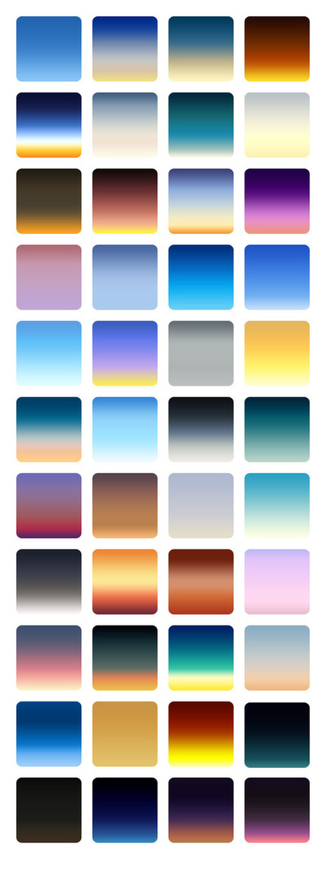 GraphicsFuel.com | 44 Realistic Sky Gradients For Photoshop | photoshop ressources | Scoop.it