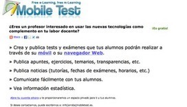 Mobile test | TIC & Educación | Scoop.it