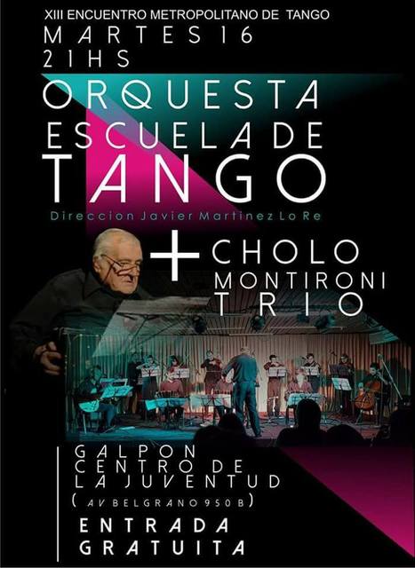 Rosario: Orquesta Escuela + Cholo Montironi | Mundo Tanguero | Scoop.it