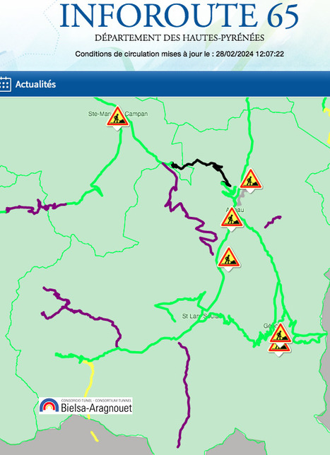 Conditions de circulation en Aure et Louron (28/02 à 12:07) | Vallées d'Aure & Louron - Pyrénées | Scoop.it