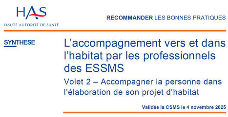 Habitat et accompagnement #HAS #ESMS #Habitat #Accompagnement #HabitatInclusif | Ehpad,Maison de Retraite, D&eacute;pendance, Personnes Ag&eacute;es, Silver Economie | Scoop.it