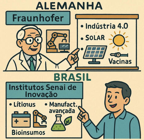 Institutos Senai de Inovação e o modelo Fraunhofer: um salto para a competitividade industrial brasileira | Inovação Educacional | Scoop.it