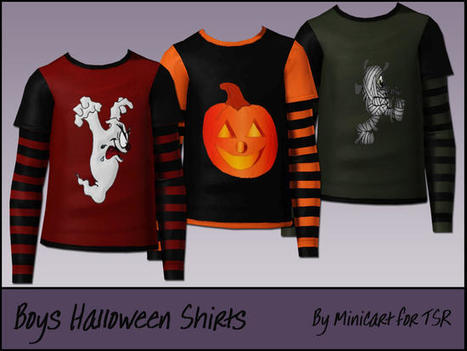 minicart's MC_Halloween_LSTShirt (TSR) | Les Sims | Scoop.it
