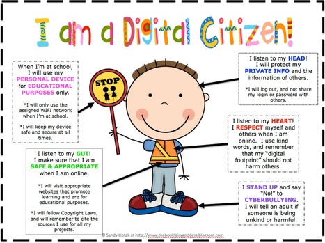 Awesome Digital Citizenship Poster for Young Learners | Everything iPads | Scoop.it