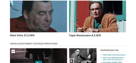 Elävä arkisto | yle.fi | 1Uutiset - Lukemisen tähden | Scoop.it