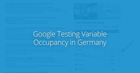 Google Testing Variable Occupancy in Germany |   | ALBERTO CORRERA - QUADRI E DIRIGENTI TURISMO IN ITALIA | Scoop.it