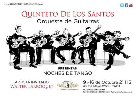 Quinteto De Los Santos en Los 36 Billares | Mundo Tanguero | Scoop.it