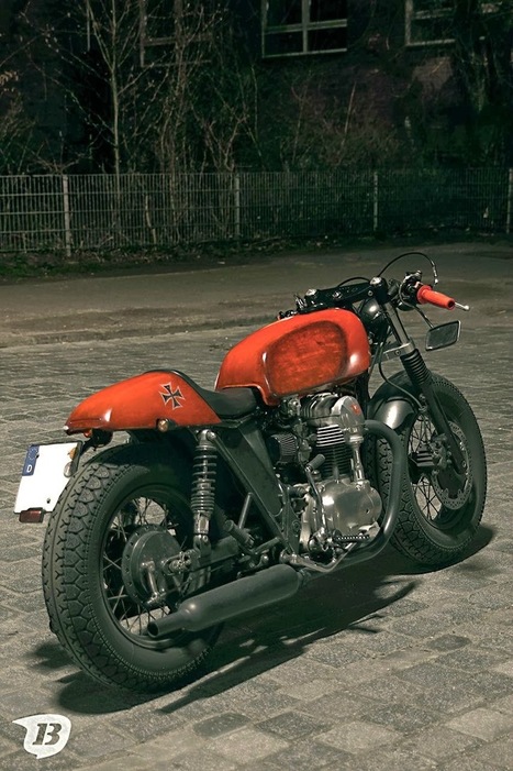 Kawasaki W650 Cafe Racer | Red Baron - Grease n Gasoline | Cars | Motorcycles | Gadgets | Scoop.it