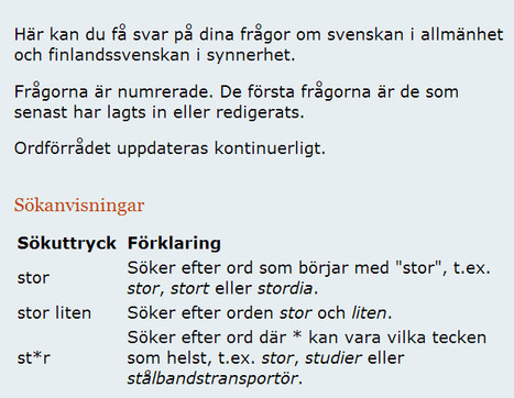 Ordförrådet - Institutet för de inhemska språken | 1Uutiset - Lukemisen tähden | Scoop.it